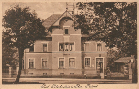GERMANY BLANKENHAIN ANTIQUE POSTCARD