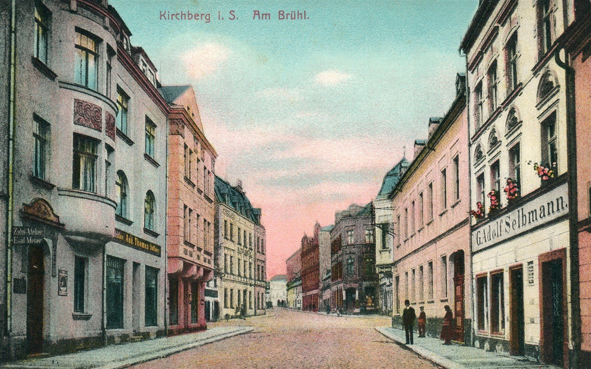 GERMANY KIRCHBERG ANTIQUE POSTCARD