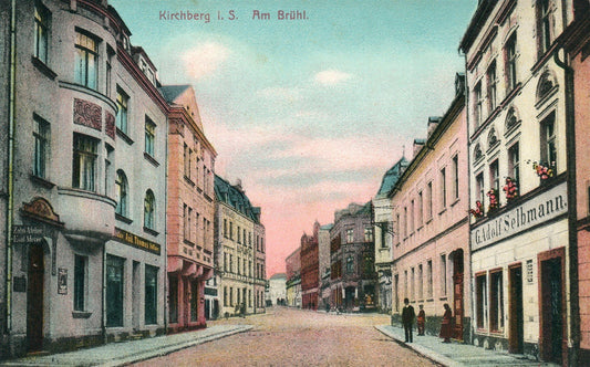GERMANY KIRCHBERG ANTIQUE POSTCARD