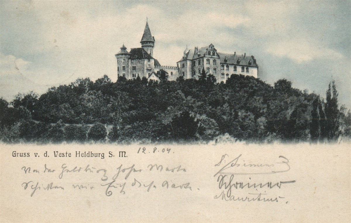 GERMANY HELBURG ANTIQUE POSTCARD