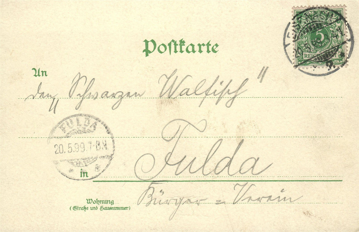 GERMANY EISENACH ANTIQUE POSTCARD