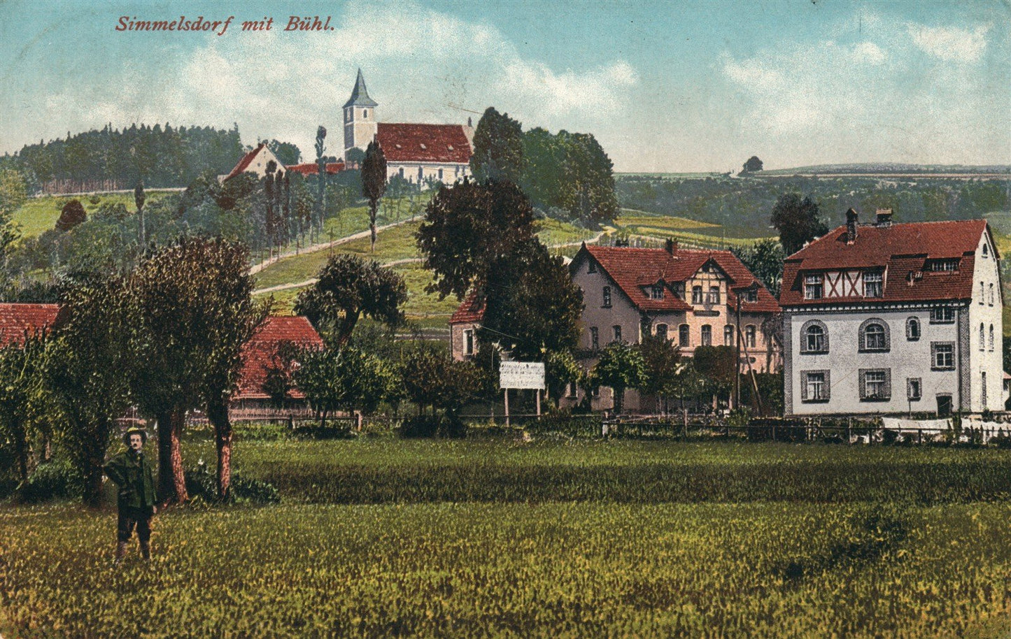GERMANY SIMMELSDORF MIT BUHL ANTIQUE POSTCARD