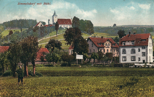 GERMANY SIMMELSDORF MIT BUHL ANTIQUE POSTCARD