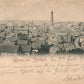 GERMANY GRUSS AUS BORKUM 1898 ANTIQUE POSTCARD