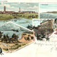 GERMANY GRUSS AUS BORKUM ANTIQUE POSTCARD