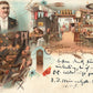 GERMANY GRUSS AUS der BERLINER BAUERNSCHANKE ANTIQUE POSTCARD