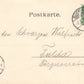 GERMANY QUERFURT 1899 ANTIQUE POSTCARD