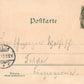 GERMANY GRUSS AUS PARTENKIRCHEN 1897 ANTIQUE POSTCARD