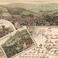 GERMANY GRUSS AUS KUSEL 1896 ANTIQUE POSTCARD