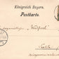GERMANY GRUSS AUS KUSEL 1896 ANTIQUE POSTCARD