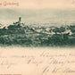 GERMANY GRUSS AUS GODESBERG 1897 ANTIQUE POSTCARD