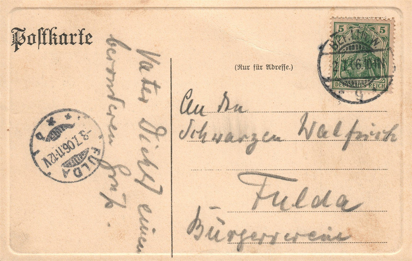 GERMANY BERLIN 1906 ANTIQUE POSTCARD