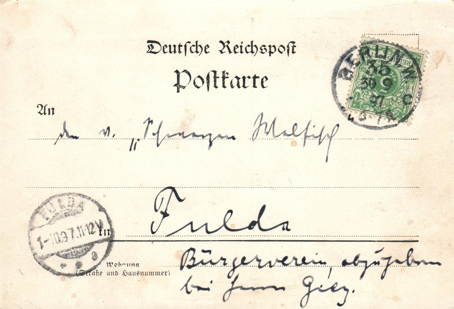 GERMANY GRUSS AUS BERLIN - ANNA HELD ANTIQUE POSTCARD