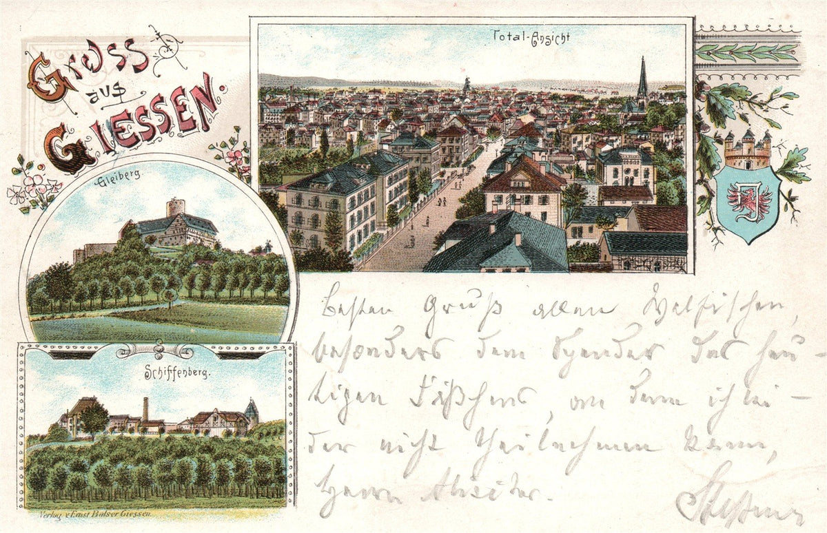 GERMANY GIESSEN ANTIQUE POSTCARD