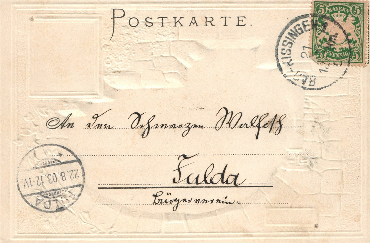 GERMANY KISSINGEN 1903 ANTIQUE POSTCARD