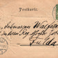 GERMANY GRUSS AUS MUNCHEN 1898 ANTIQUE POSTCARD