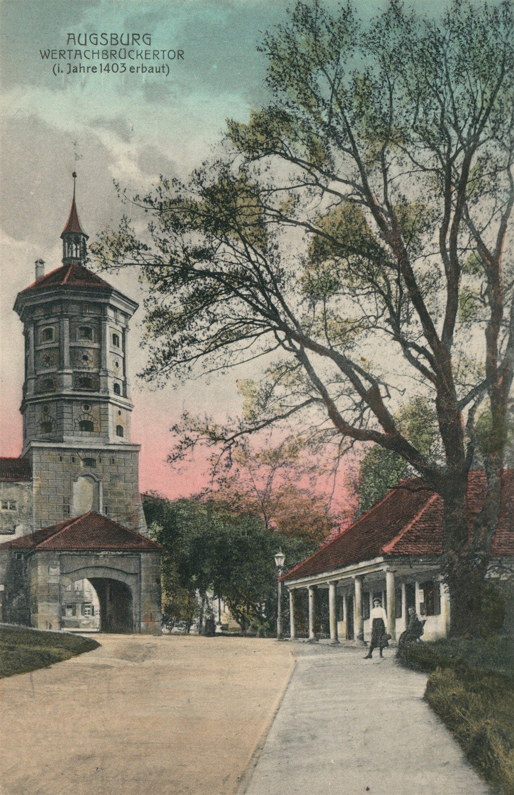 GERMANY AUGSBURG ANTIQUE POSTCARD