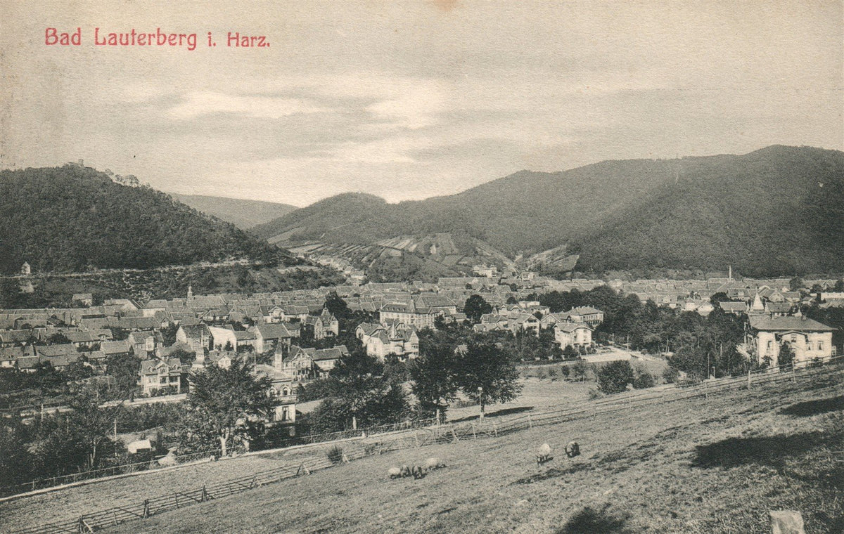 GERMANY BAD LAUTERBERG ANTIQUE POSTCARD