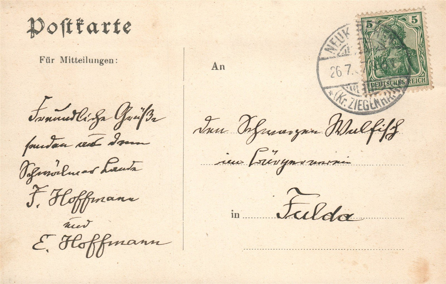 GERMANY NEUKIRCHEN ANTIQUE POSTCARD