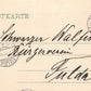 GERMANY BORKUM 1904 ANTIQUE POSTCARD