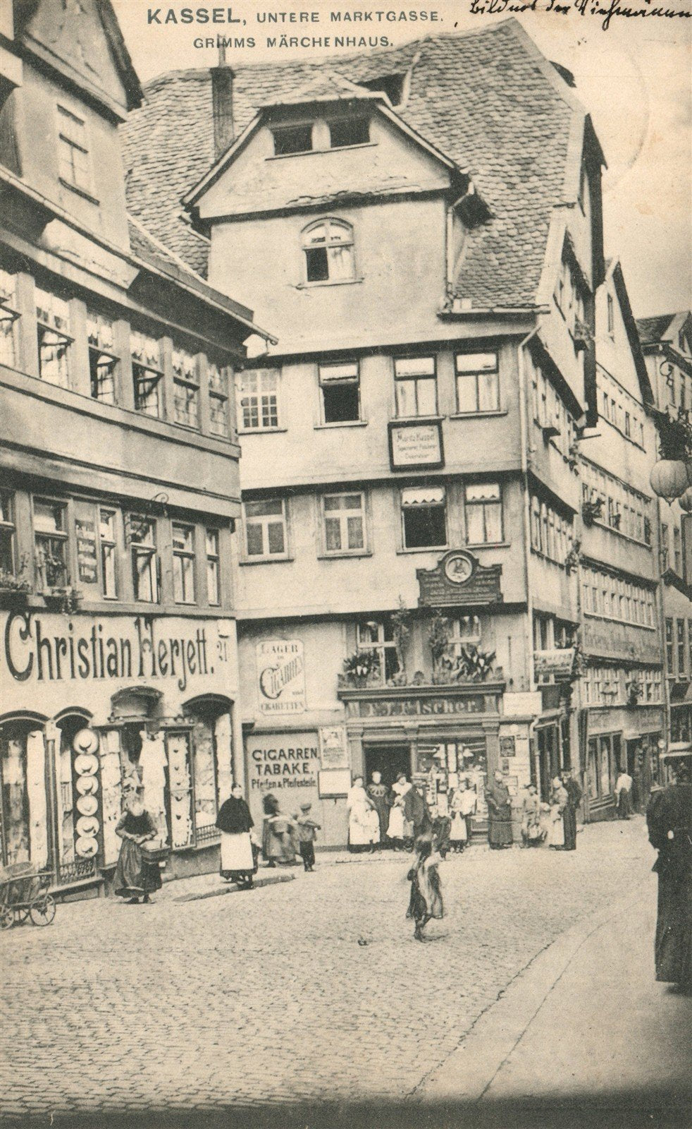 GERMANY KASSEL GRIMMS MARCHENHAUS ANTIQUE POSTCARD