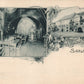 GERMANY SAALFELD RESTAURANT LOCH ANTIQUE POSTCARD