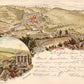 GERMANY GRUSS VOM KAISERTEMPEL ANTIQUE POSTCARD