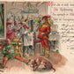 GERMANY 1901 RESTAURANT ADVERTISING ? ANTIQUE POSTCARD