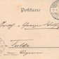 GERMANY 1901 RESTAURANT ADVERTISING ? ANTIQUE POSTCARD