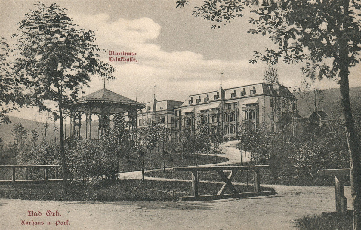 GERMANY BAD ORB ANTIQUE POSTCARD