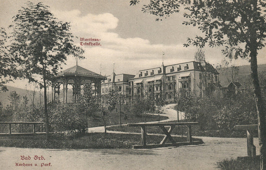 GERMANY BAD ORB ANTIQUE POSTCARD