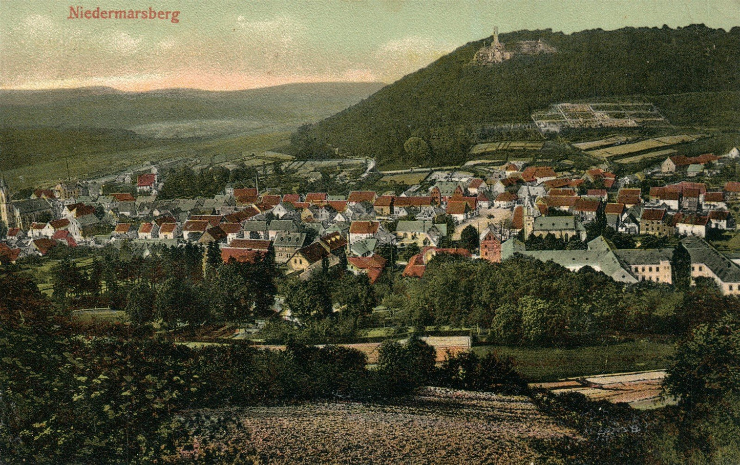 GERMANY NIEDERMARSBERG ANTIQUE POSTCARD