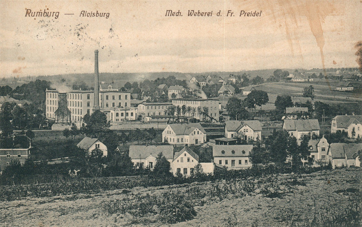 GERMANY RUMBURG - ALOISBURG ANTIQUE POSTCARD