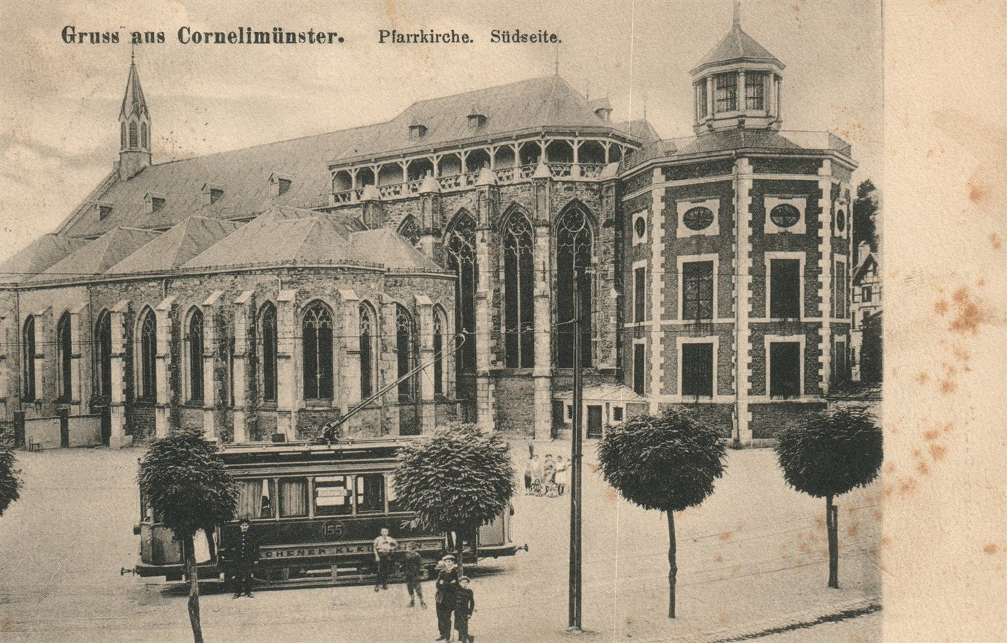 GERMANY GRUSS AUS CORNELIMUNSTER ANTIQUE POSTCARD