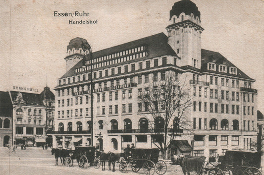 GERMANY ESSEN RUHR HANDELSHOF ANTIQUE POSTCARD