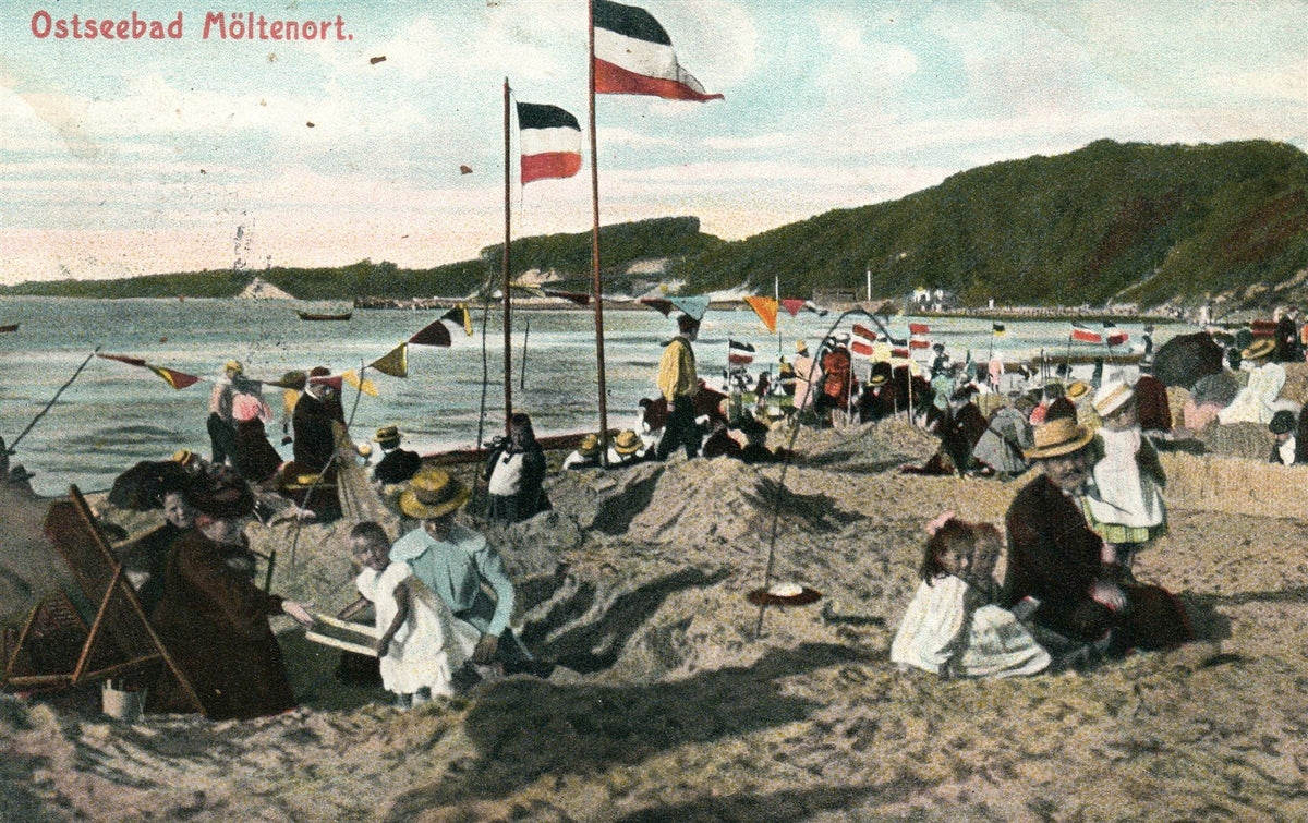 GERMANY OSTSEEBAD MOLTENORT ANTIQUE POSTCARD
