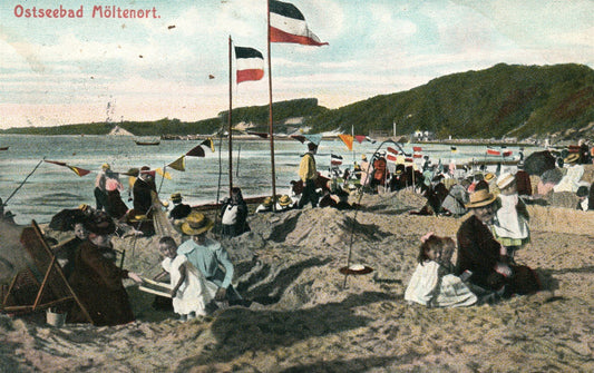 GERMANY OSTSEEBAD MOLTENORT ANTIQUE POSTCARD
