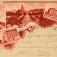 GERMANY HAGENAU 1900 ANTIQUE POSTCARD
