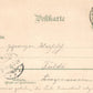 GERMANY HAGENAU 1900 ANTIQUE POSTCARD