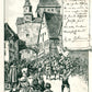 GERMANY ROTHENBURG ob der TAUBER ANTIQUE POSTCARD