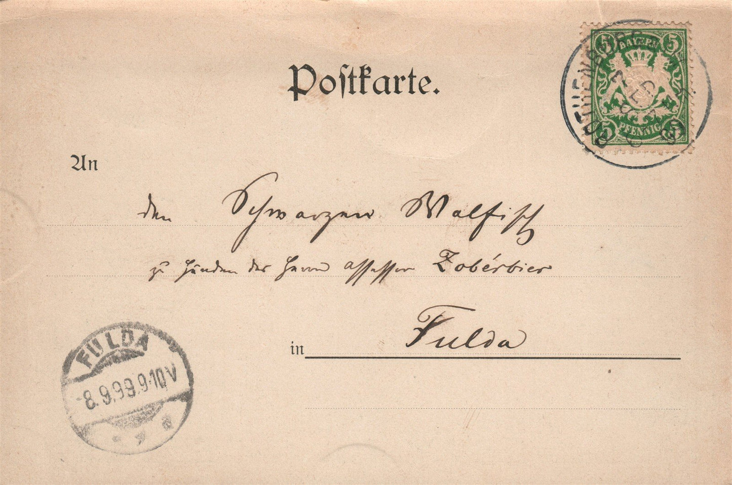 GERMANY ROTHENBURG ob der TAUBER ANTIQUE POSTCARD