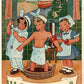 GERMANY GRUSS AUS BAD NAUHEIM ANTIQUE POSTCARD