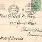 GERMANY LUBECK 1903 ANTIQUE POSTCARD