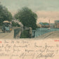 GERMANY SCHLESWIG SCHWANEN-TEICH 1902 ANTIQUE POSTCARD