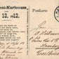 GERMANY HAMBURG 1912 EIN POST-KURIOSUM ANTIQUE POSTCARD philatelic collectable