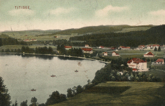 GERMANY TITISEE ANTIQUE POSTCARD