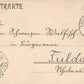 GERMANY MARBURG BISMARCKSAULE ANTIQUE POSTCARD