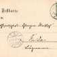 GERMANY CASSEL VILLA BRUNNER ANTIQUE POSTCARD