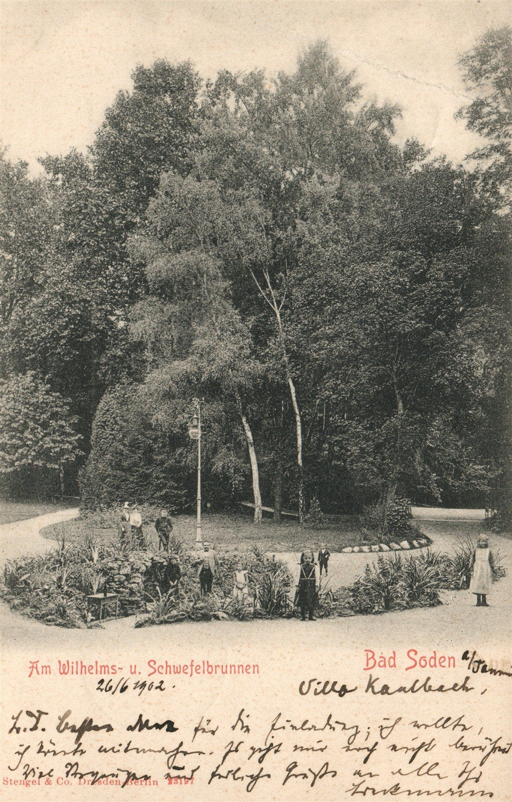 GERMANY BAD SODEN ANTIQUE POSTCARD