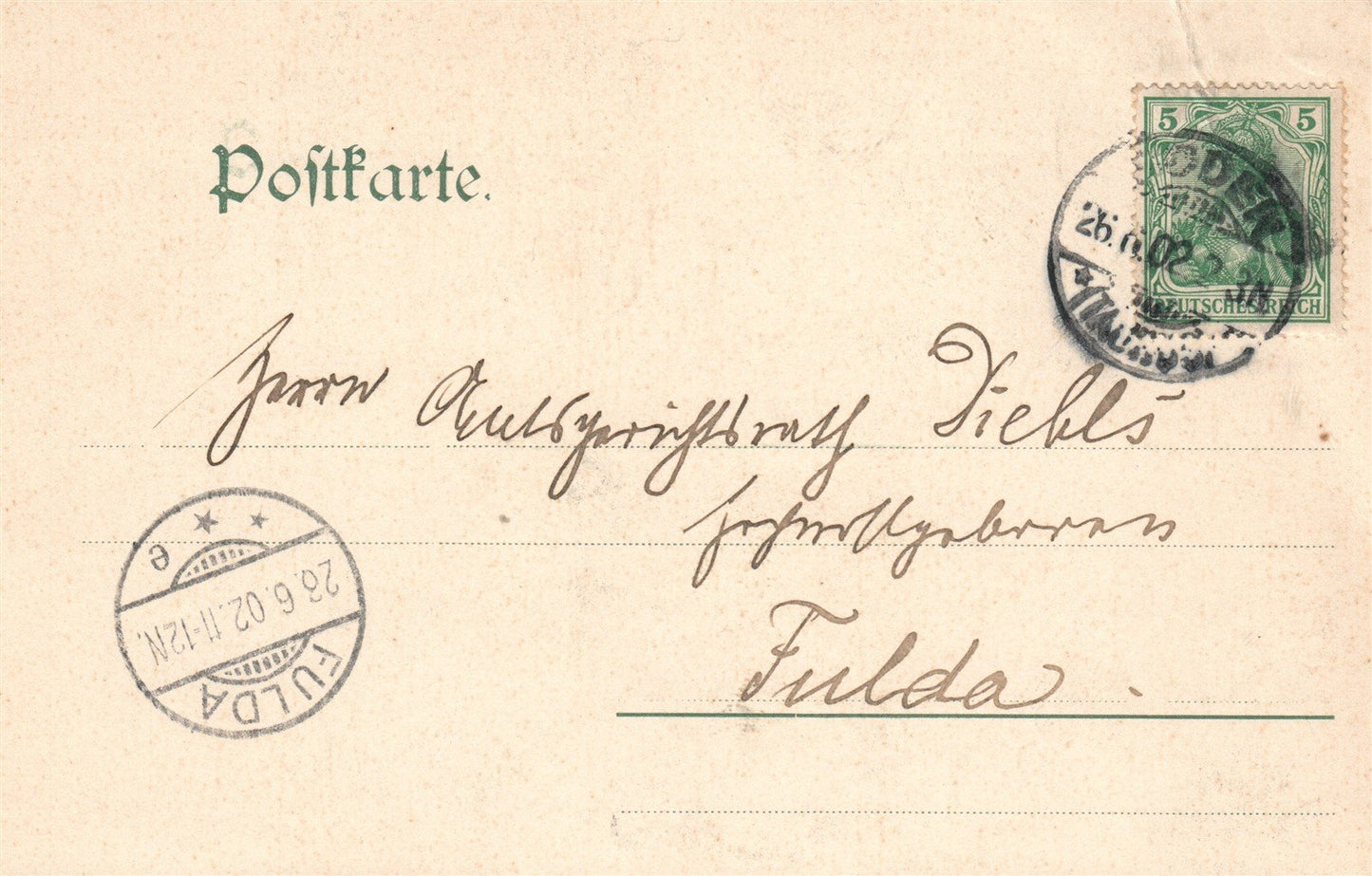 GERMANY BAD SODEN ANTIQUE POSTCARD